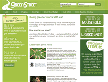 Tablet Screenshot of greenstreet.net.au